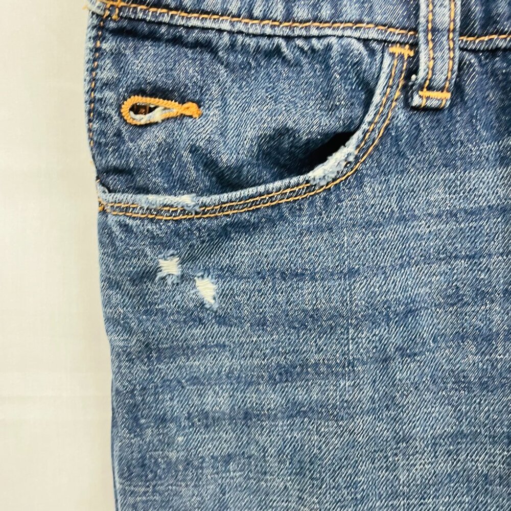 Old Navy Distressed Kids Denim Overalls Size XL (12) - Picture 7 of 16